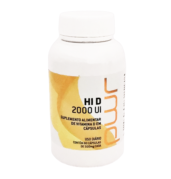 HI D - Vitamina D (60 cápsulas de 500 Mg) - A vitamina essencial